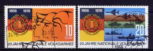 (30811) DDR Nr.2116/7            O  gestempelt