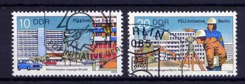 (30891) DDR Nr.2424/5            O  gestempelt