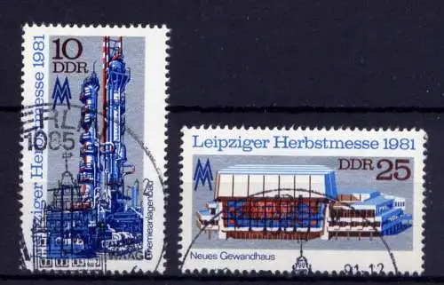 (30963) DDR Nr.2634/5            O  gestempelt