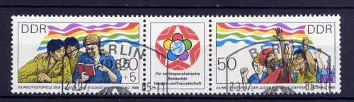 (31061) DDR Nr.2959/60 Streifen             O  gestempelt