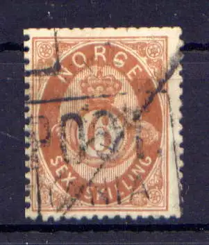 (1537) Norwegen Nr.20         O  gestempelt