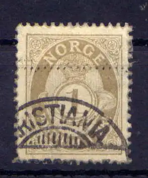 (1555) Norwegen Nr.52         O  gestempelt