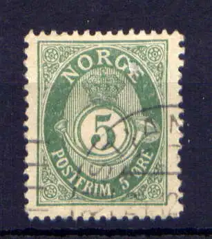 (1562) Norwegen Nr.55 A         O  gestempelt