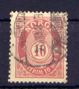 (1565) Norwegen Nr.56 A         O  gestempelt