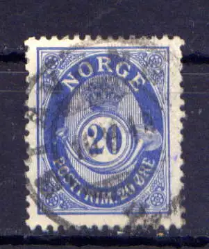 (1569) Norwegen Nr.57 A         O  gestempelt