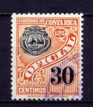 (147) Costa Rica Dienst Nr.60         O  gestempelt