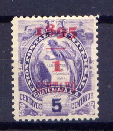 (092) Guatemala Nr.55             *  ungebraucht