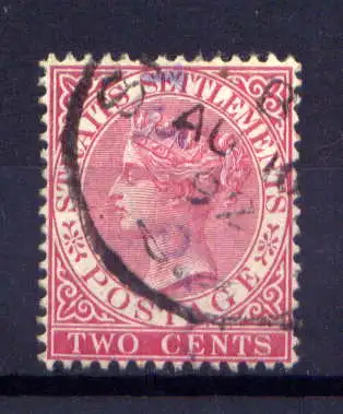 (002) Straits Settlements Nr.31          O gestempelt