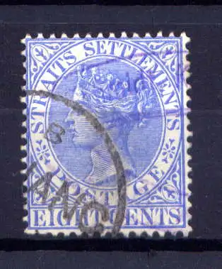 (003) Straits Settlements Nr.72          O gestempelt