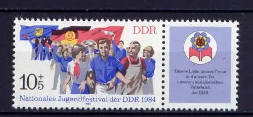 (31545) DDR Nr.2878  / WZd 588             **  postfrisch