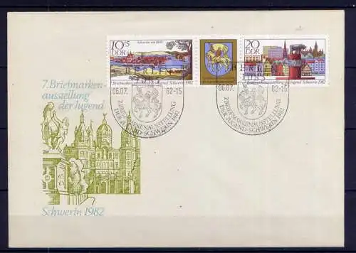 (719) Brief DDR Nr.2722/3 Streifen   -     FDC