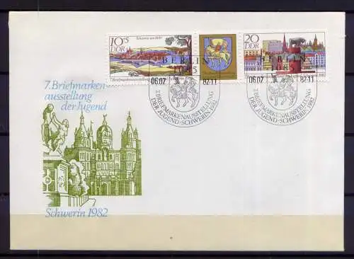 (720) Brief DDR Nr.2722/3 Streifen   -     FDC