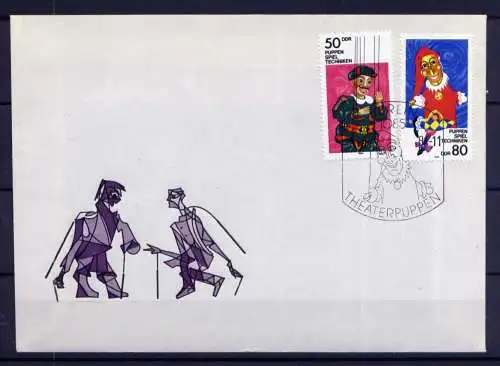 (768) Brief DDR Nr.2876/7   -      FDC    