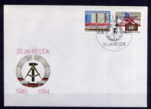 (773) Brief DDR Nr.2888/9   -      FDC    