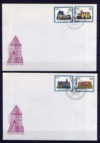 (780) Brief DDR Nr.2910/3   -      2 FDC    