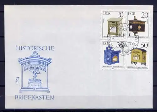 (784) Brief DDR Nr.2924/7 Viererblock   -       FDC    