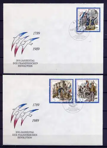 (896) Brief DDR Nr.3258/60     -        2 FDC