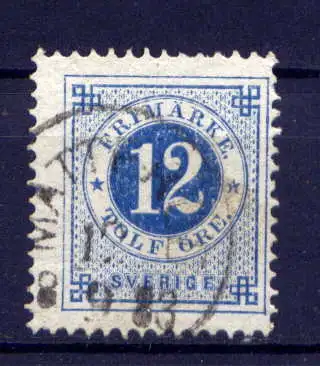 (1966) Schweden Nr.21 B         O  gestempelt