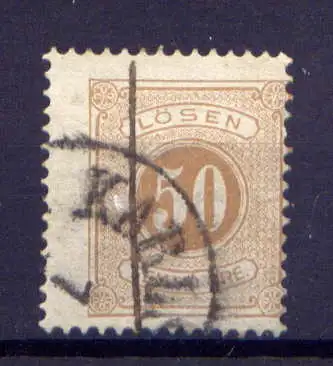 (2043) Schweden Porto Nr.9 B         O  gestempelt