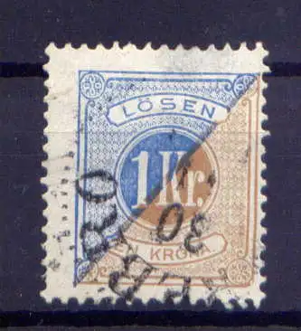 (2046) Schweden Porto Nr.10 B         O  gestempelt