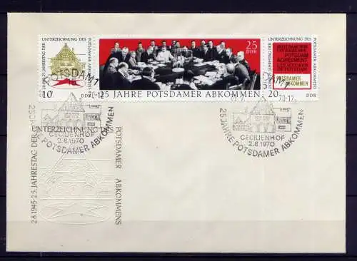 (945) Brief DDR Nr.1598/1600 Streifen     -         FDC