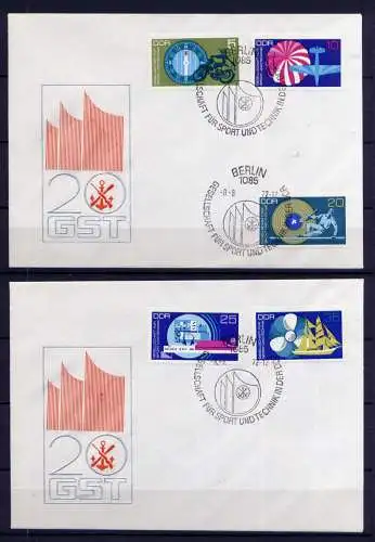 (999) Brief DDR Nr.1773/7      -         2 FDC    