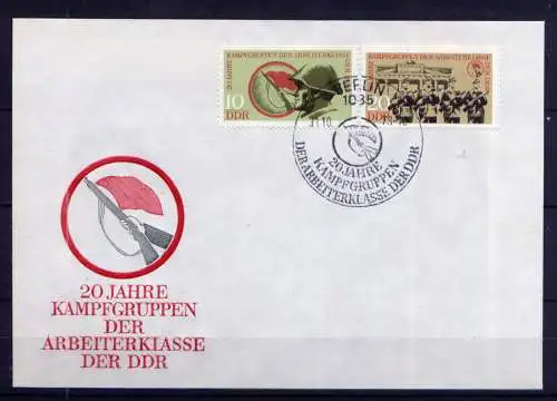 (1024) Brief DDR Nr.1874/5     -         FDC
