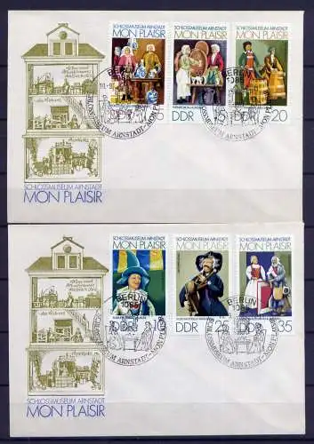 (1057) Brief DDR Nr.1975/80     -         2 FDC