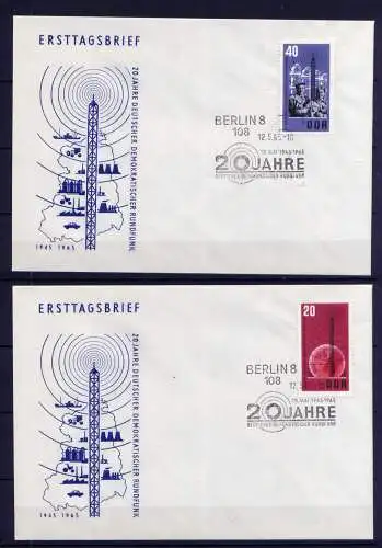 (1300) Brief DDR Nr.1111/2     -             2 FDC    