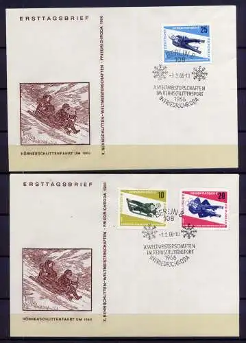 (1312) Brief DDR Nr.1156/8     -             2 FDC    