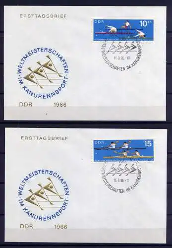 (1326) Brief DDR Nr.1202/3     -             2 FDC    