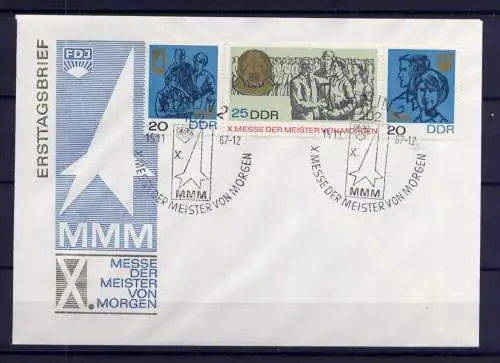 (1357) Brief DDR Nr.1320/1 Streifen     -             FDC