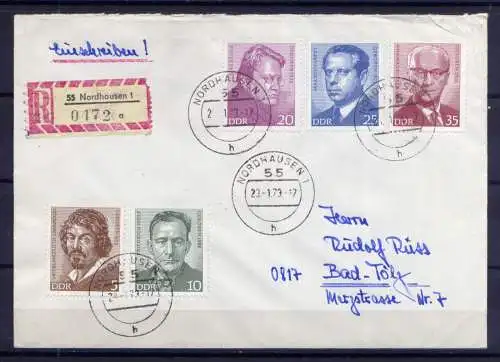 (1444) Brief DDR Nr.1815/9          -             FDC