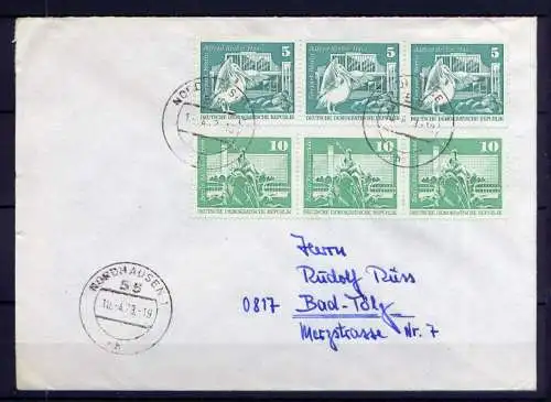 (1447) Brief DDR Nr.1842/3          -             FDC