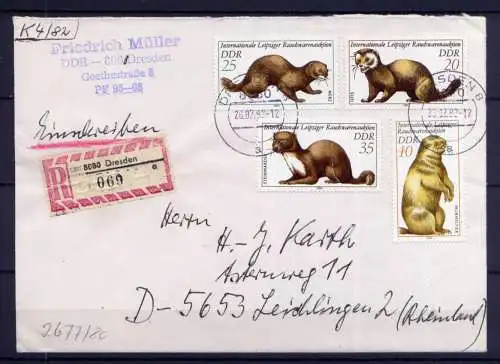 (1475) Brief DDR Nr.2877/80