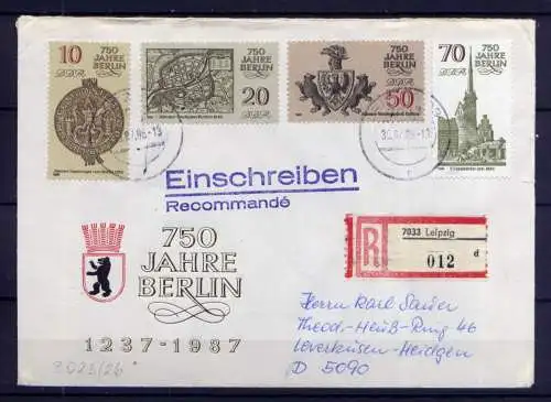 (1483) Brief DDR Nr.3023/6