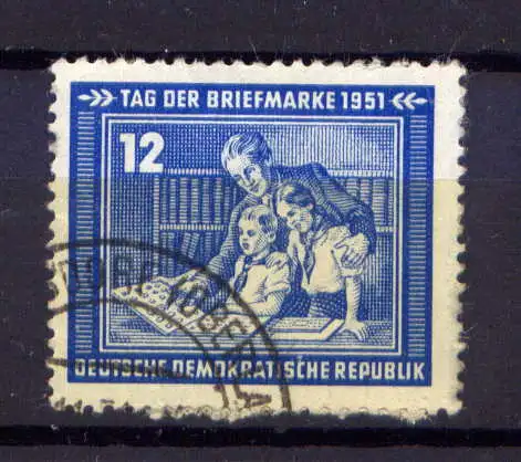 (32108) DDR Nr.295          O  gestempelt / Papierreste - Rückseite