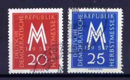  (32202) DDR Nr.596/7          O  gestempelt