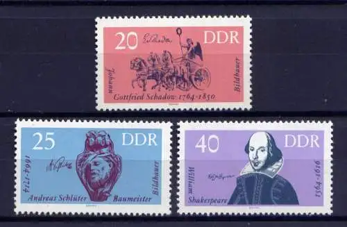 (31827) DDR Nr.1009/11                 **  postfrisch