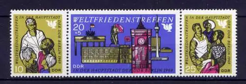 (31934) DDR Nr.1478/80 Streifen                 **  postfrisch