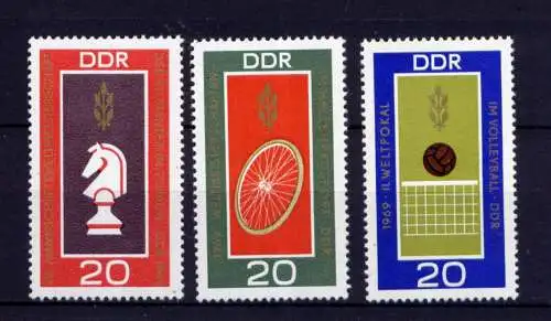 (31938) DDR Nr.1491/3                 **  postfrisch