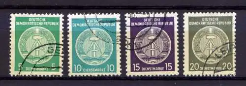 (32266) DDR Dienst Nr.34/7 B                 O  gestempelt
