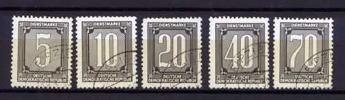(32267) DDR Dienst Nr.1/5                 O  gestempelt