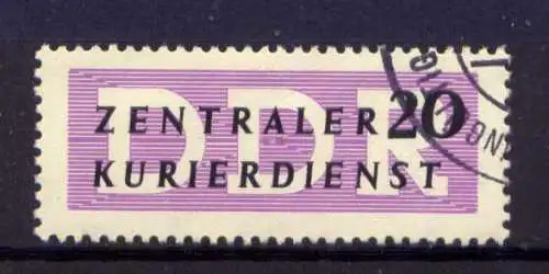 (32268) DDR Dienst Nr.7                 O  gestempelt