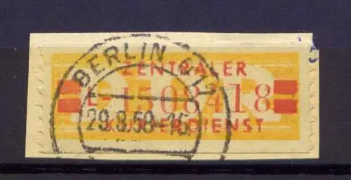 (32269b) DDR Dienst Nr.19                 O  gestempelt