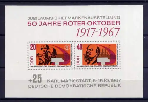 (32049) DDR Nr.1315/6   Block 26                 **  postfrisch