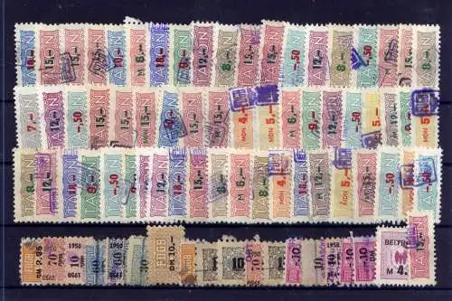 (0001)  FDGB DDR Lot / Spendenmarken z.B FDGB