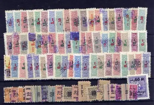 (0002)  FDGB DDR Lot / Spendenmarken z.B FDGB