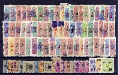 (0004)  FDGB DDR Lot / Spendenmarken z.B FDGB