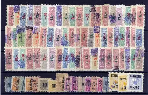 (0008)  FDGB DDR Lot / Spendenmarken z.B FDGB